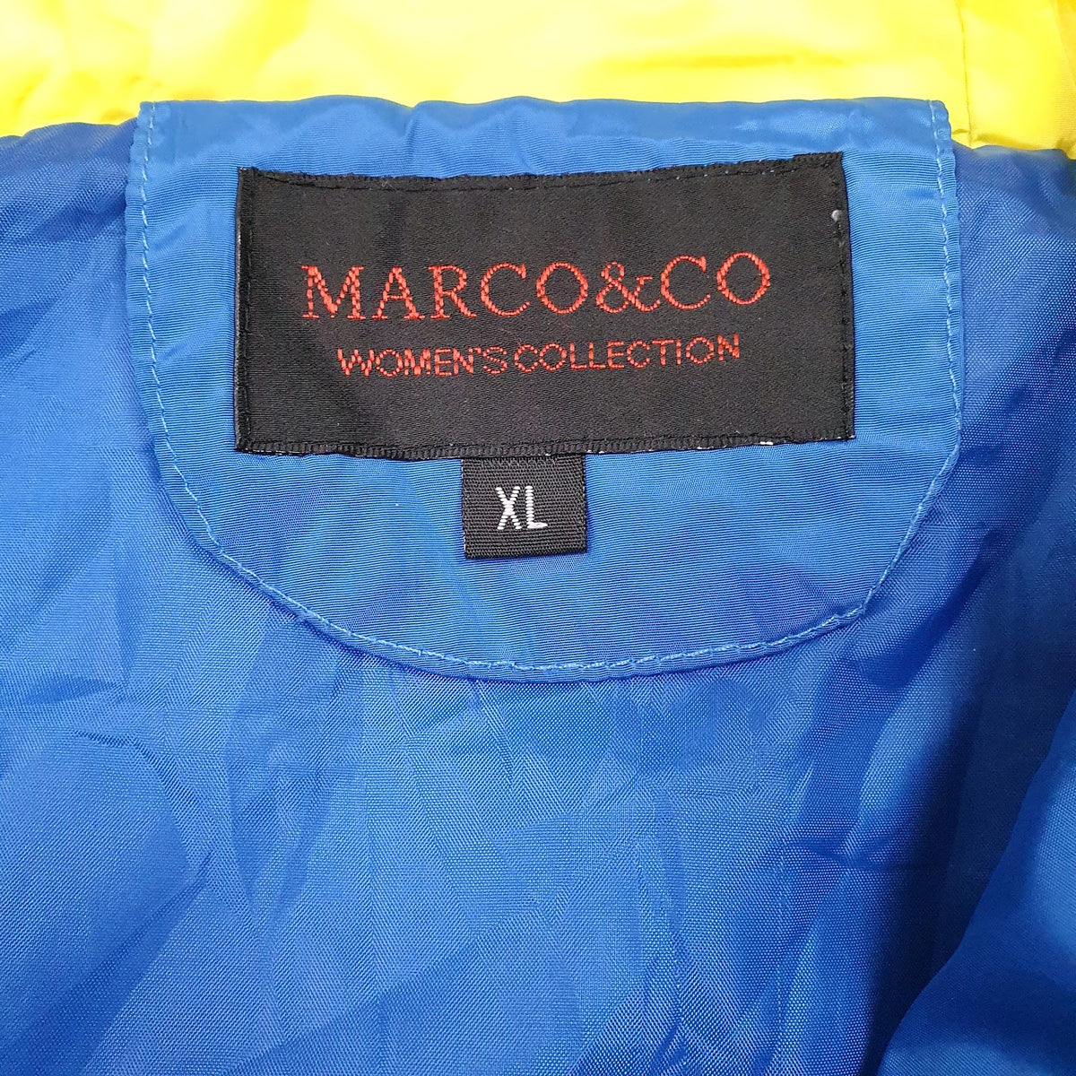 Womens Blue Marco & Co Padded  Coat
