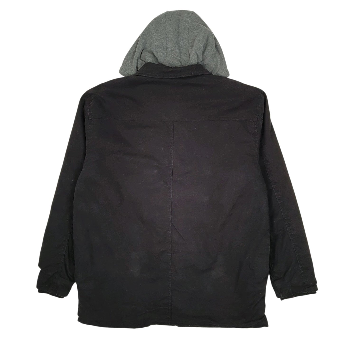 Mens Black Wrangler Chore Hoodie  Coat