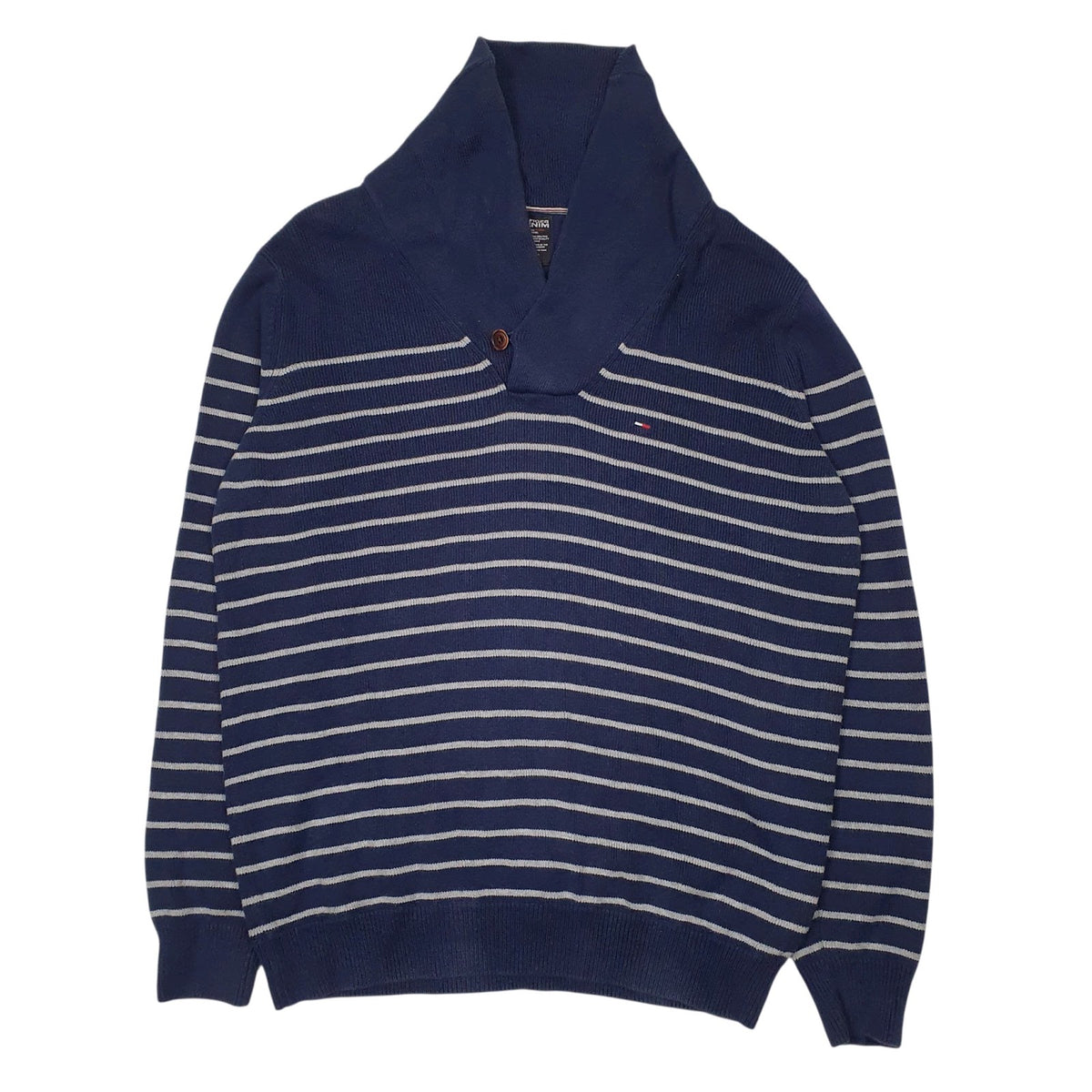 Mens Navy Tommy Hilfiger  Shoal Neck Jumper