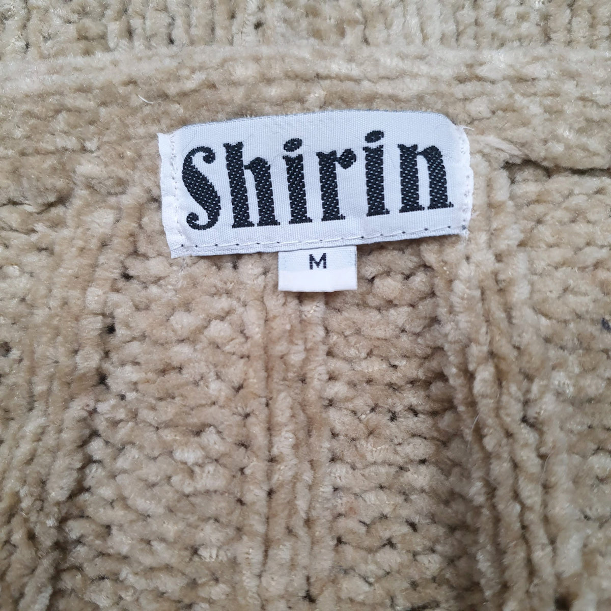 Womens Beige Shirin Knit Cardigan Jumper