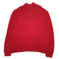 Mens Red Chaps Knit Quarter Zip Jumper