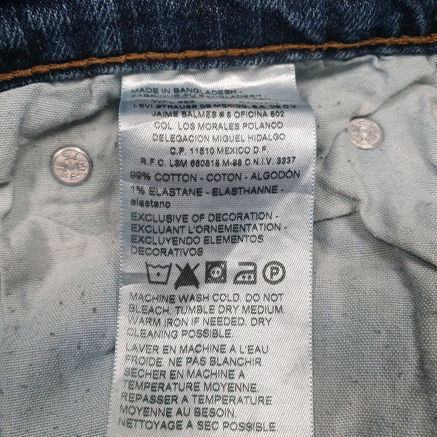 Mens Blue Levis   Jeans