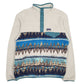 Womens Cream Patagonia Synchilla Snap-T Quarter Zip Jumper