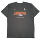 Mens Grey Majestic NFL Denver Broncos Short Sleeve T Shirt