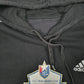 Mens Black Adidas North Carolina FC Hoodie Jumper