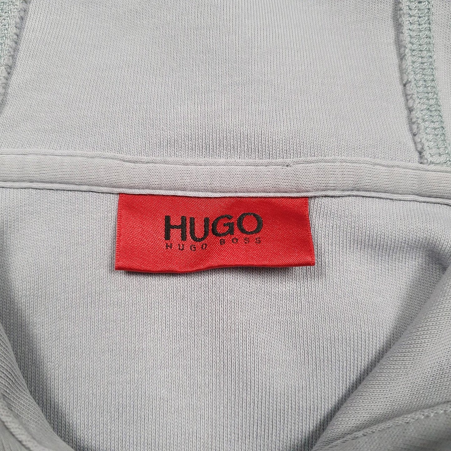 Mens Grey Hugo Boss  Hoodie Jumper