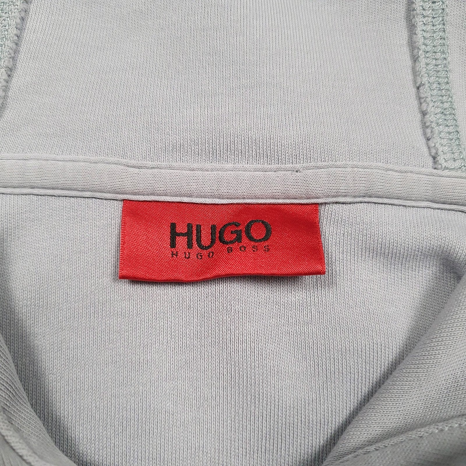 Mens Grey Hugo Boss  Hoodie Jumper