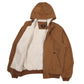 Mens Brown Lee Sherpa Lined  Coat