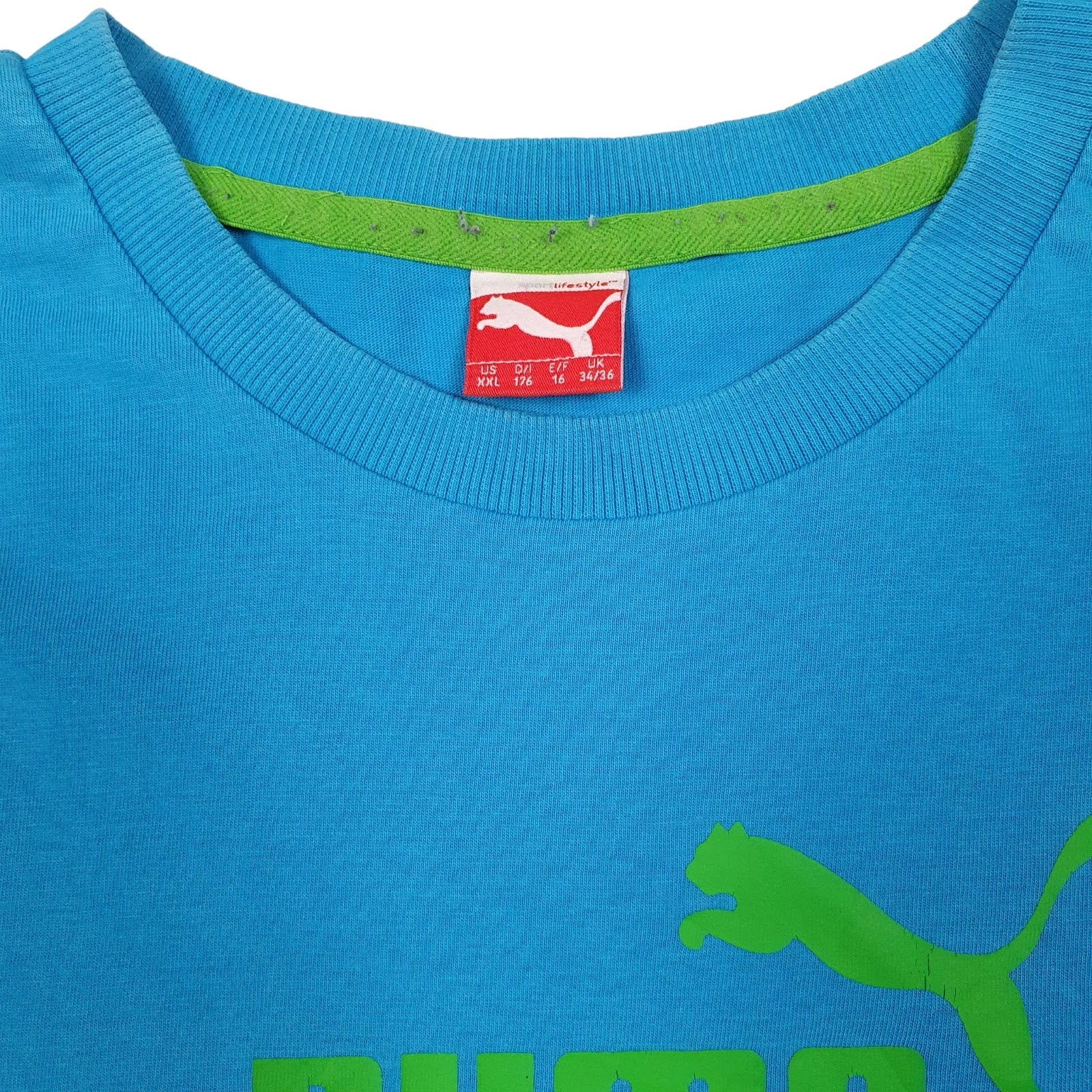 Womens Blue Puma   T Shirt