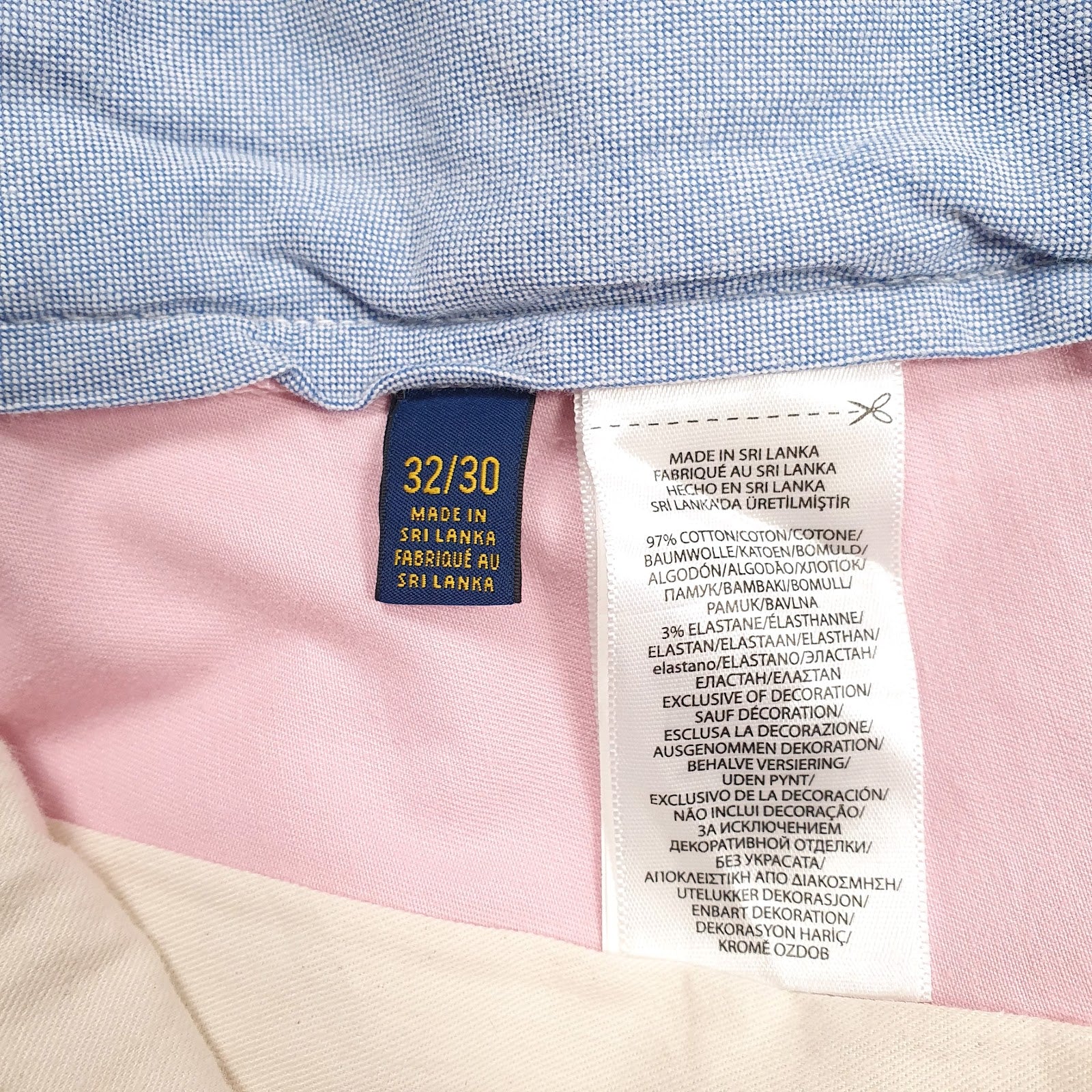 Mens Pink Polo Ralph Lauren   Trousers