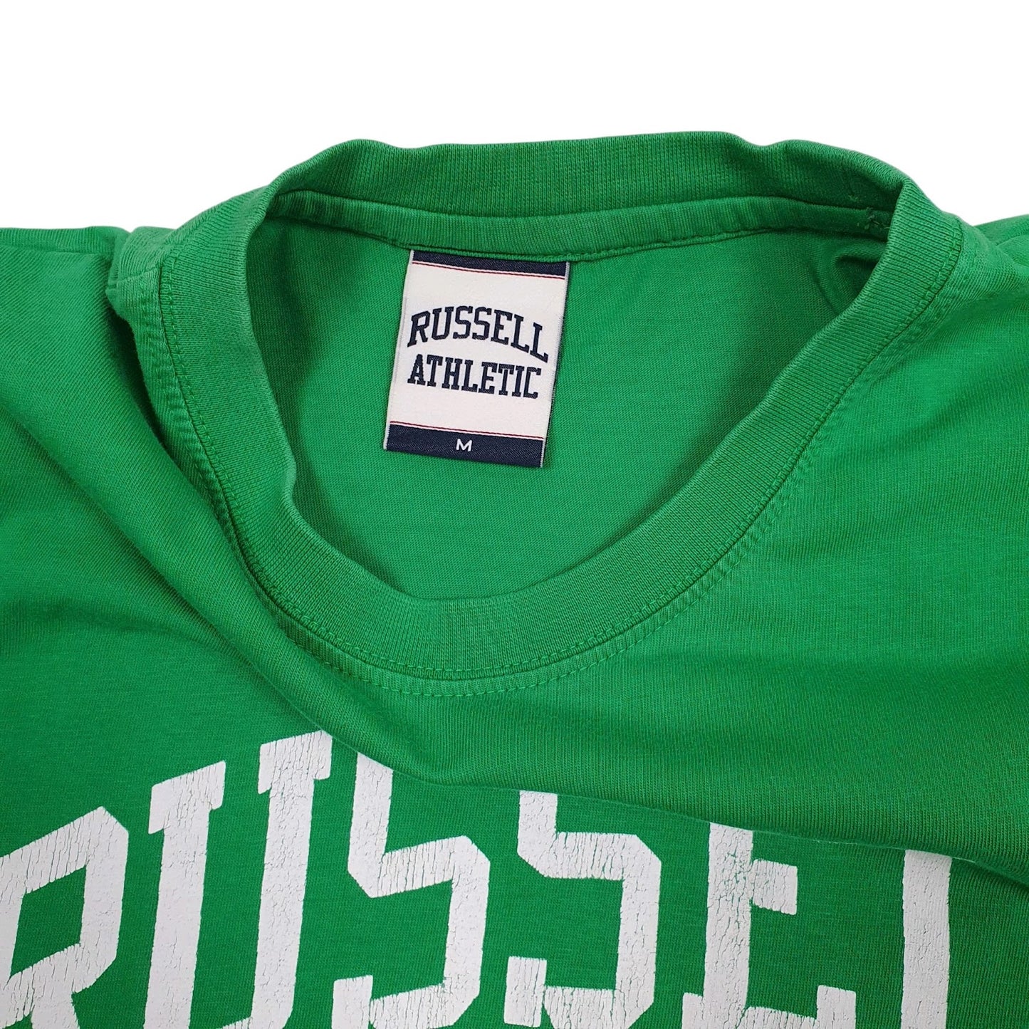 Mens Green Russell Athletic   T Shirt