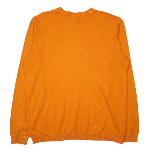 Mens Orange Adidas  Crewneck Jumper