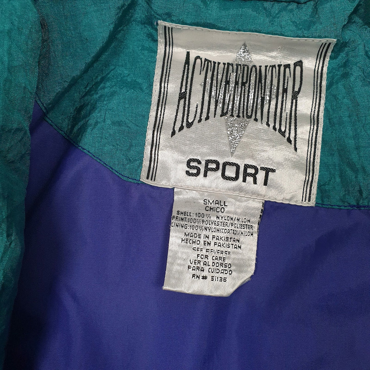 Mens Purple Active Frontier Vintage 90s  Coat