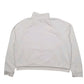 Womens White Puma  Quarter Zip Jumper