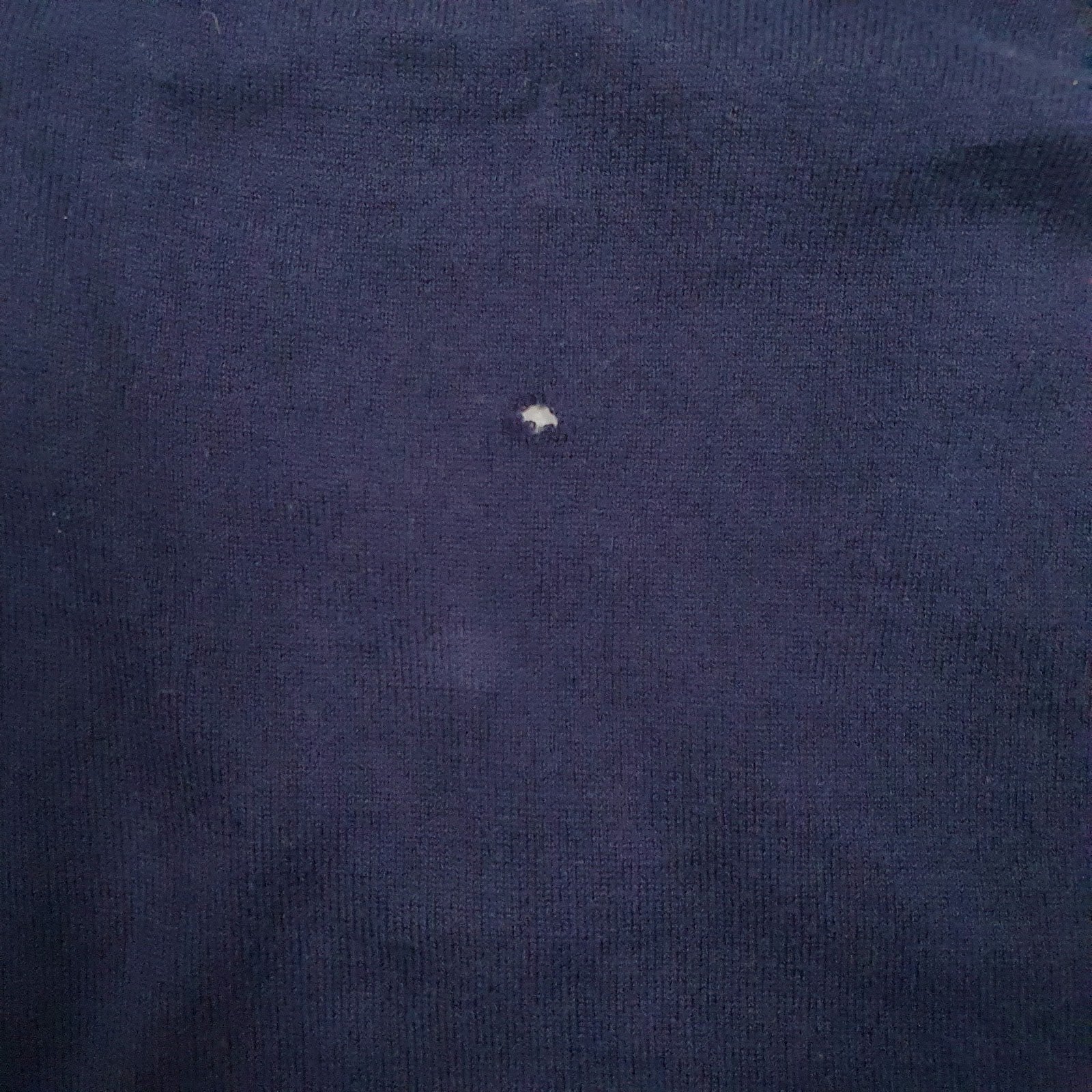 Mens Navy Polo Ralph Lauren Lightweight Pima V Neck Jumper