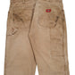 Mens Brown Dickies Workwear Crewneck Jeans