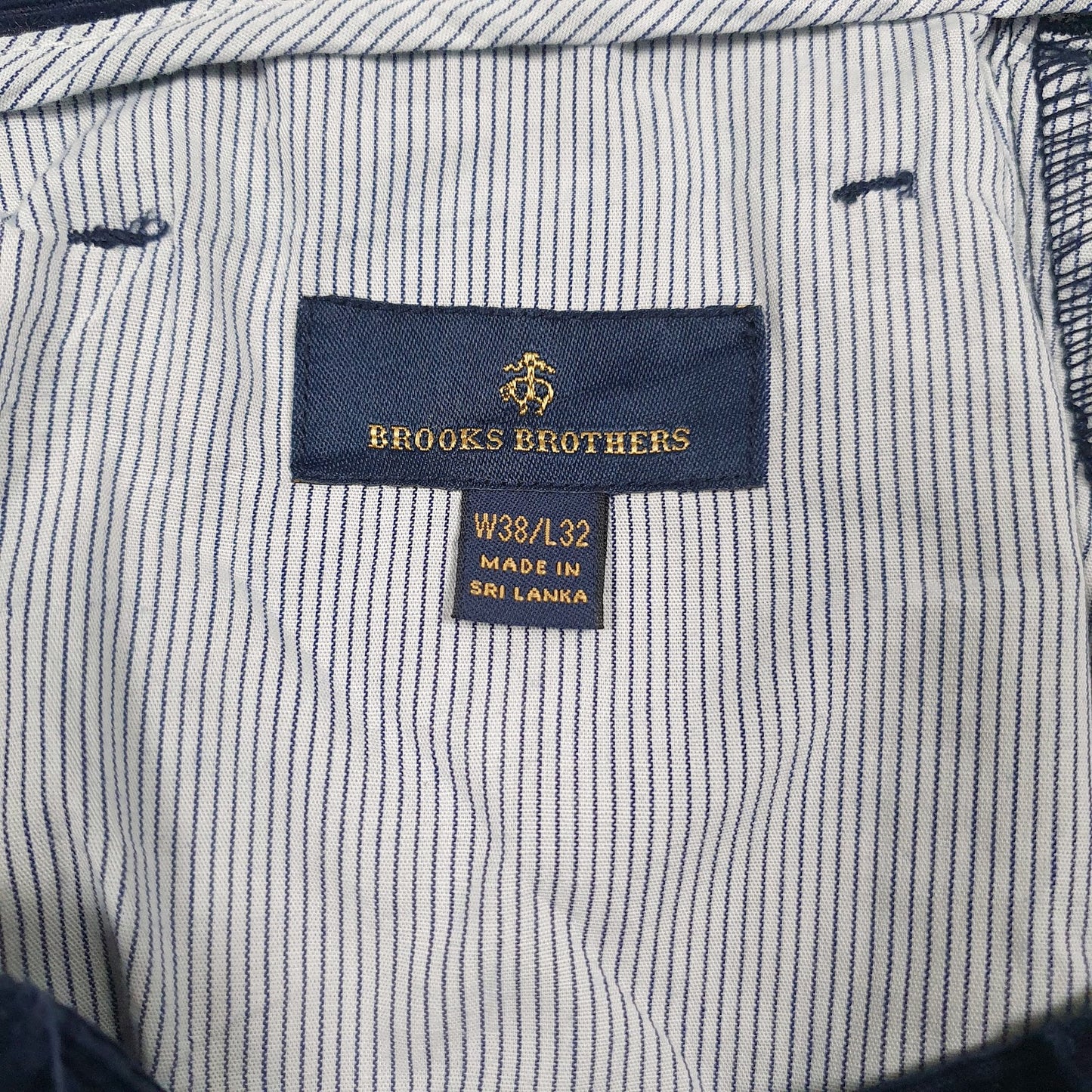 Mens Navy Brooks Brothers   Trousers