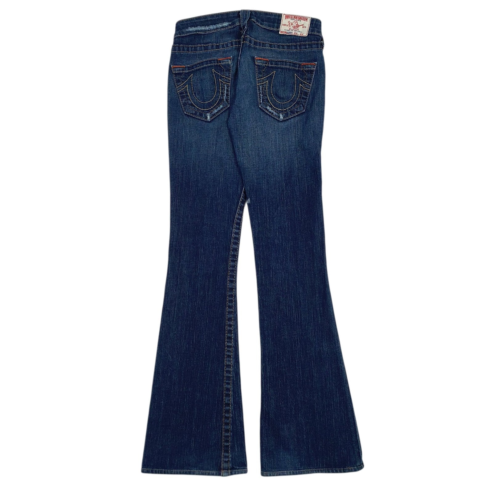Womens Blue True Religion Distressed Made In USA  Jeans