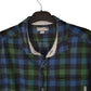 Mens Blue Eddie Bauer Thick Flannel Plaid  Shirt
