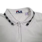 Womens White Fila   Polo Shirt