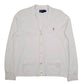 Mens White Polo Ralph Lauren  Cardigan Jumper