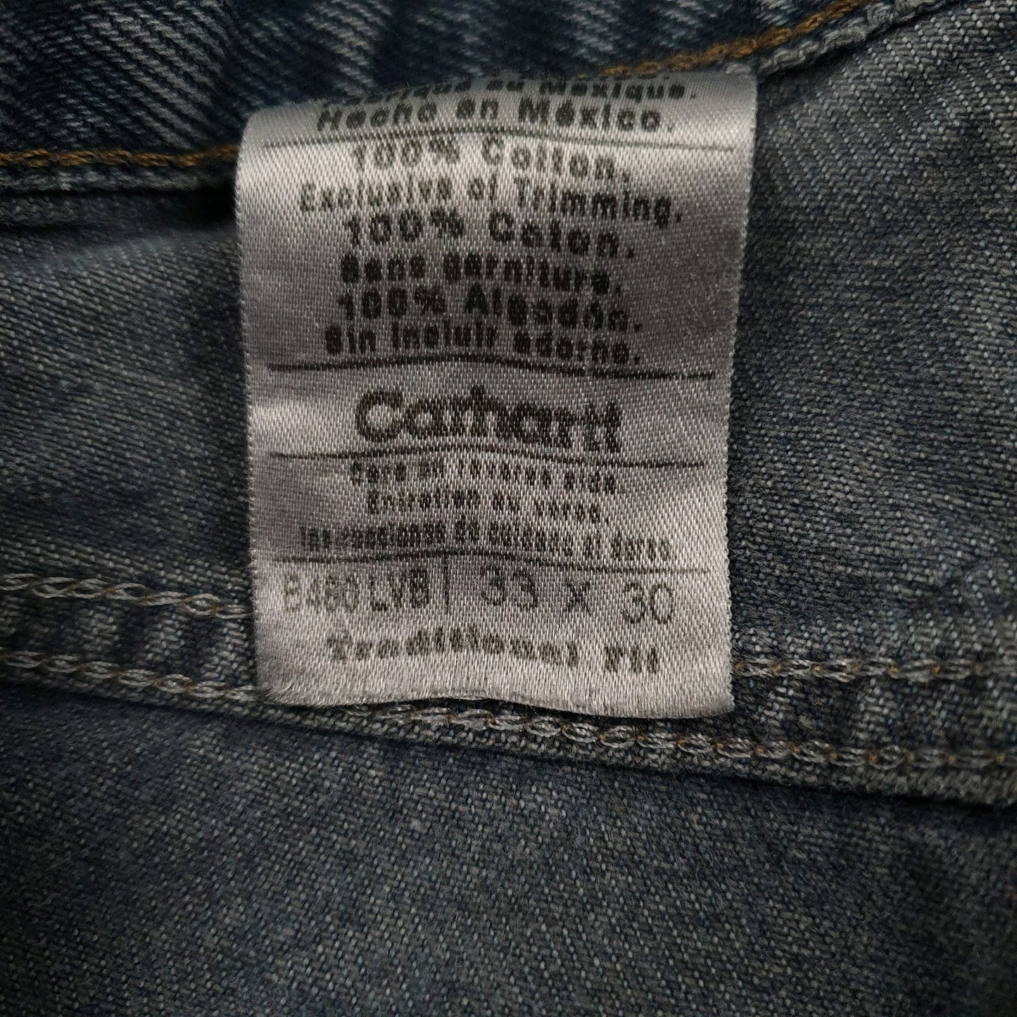 Mens Grey Carhartt B480 LVB Distressed  Jeans