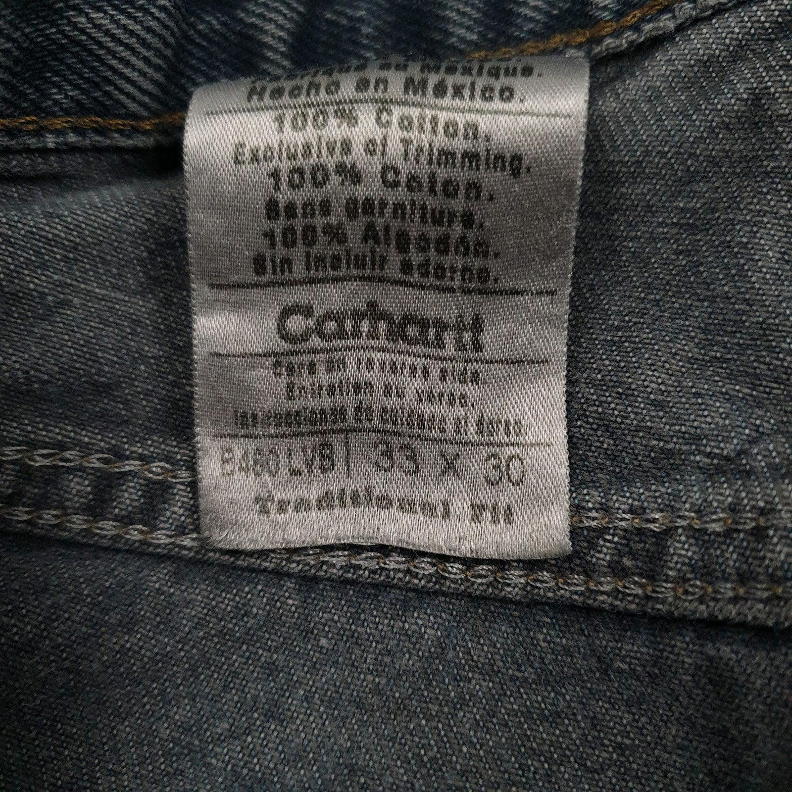 Mens Grey Carhartt B480 LVB Distressed  Jeans