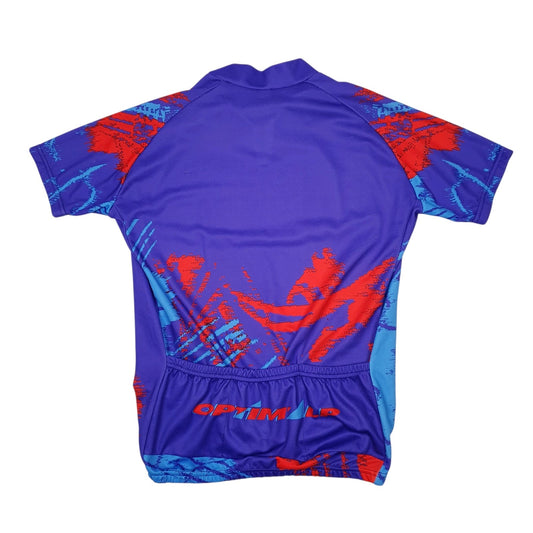 Mens Purple Optimalp Cycling Jersey  T Shirt