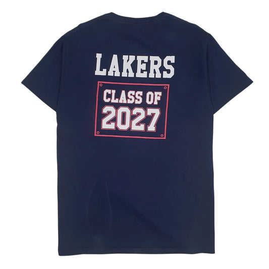 Mens Navy Fruit Of The Loom   T Shirt