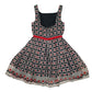 Womens Black Anna Sui Skater  Dress