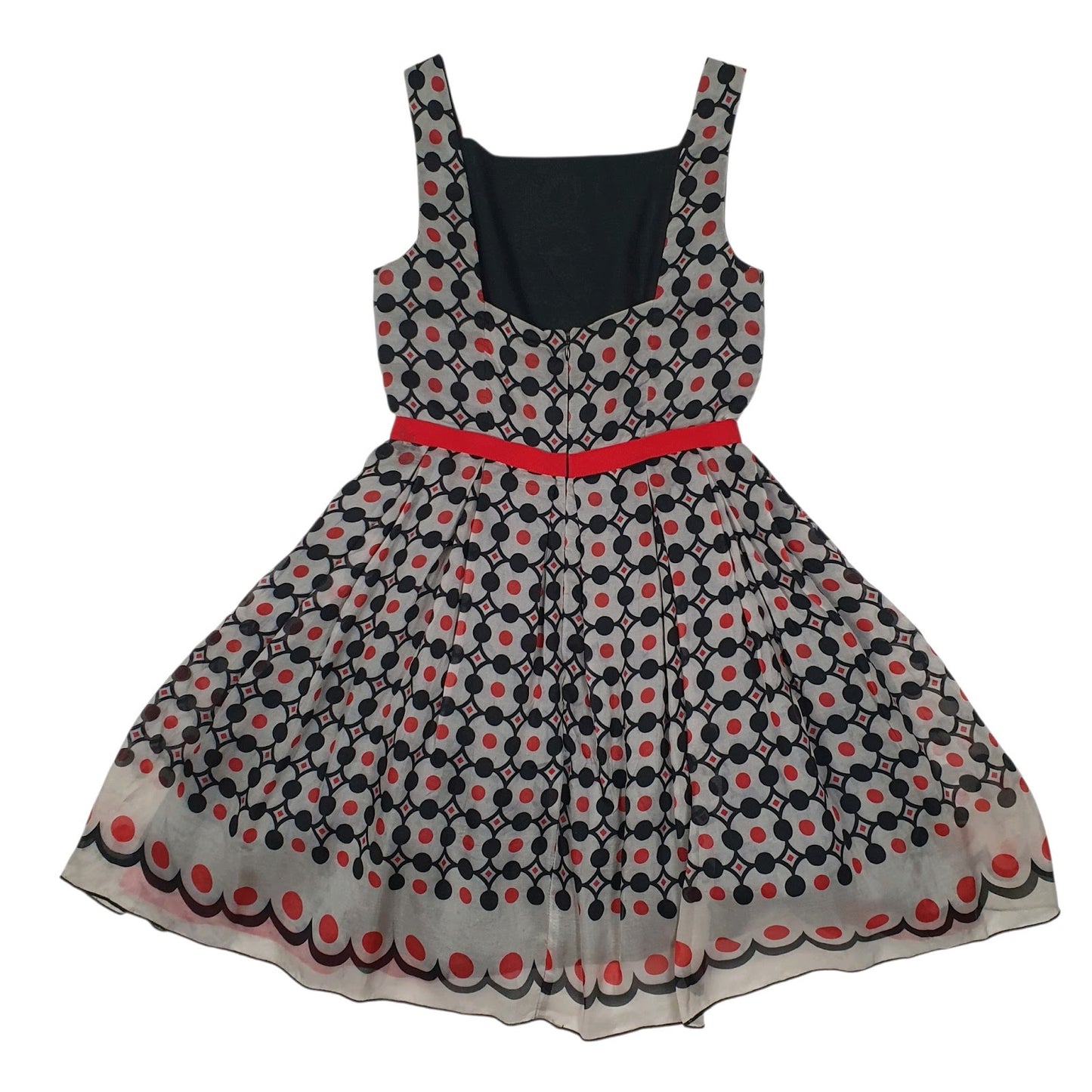 Womens Black Anna Sui Skater  Dress