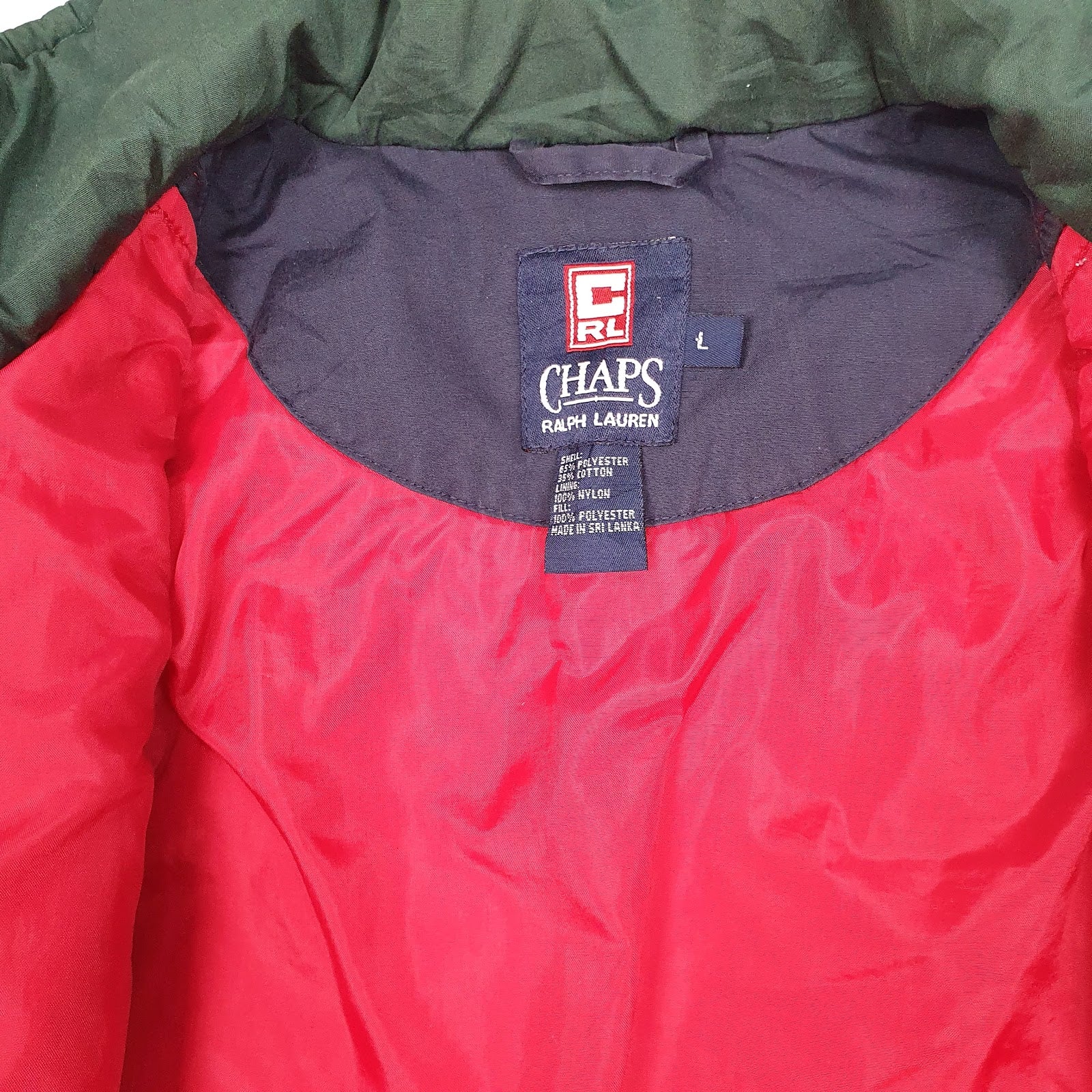 Mens Red Ralph Lauren Vintage 90s Windbreaker  Coat