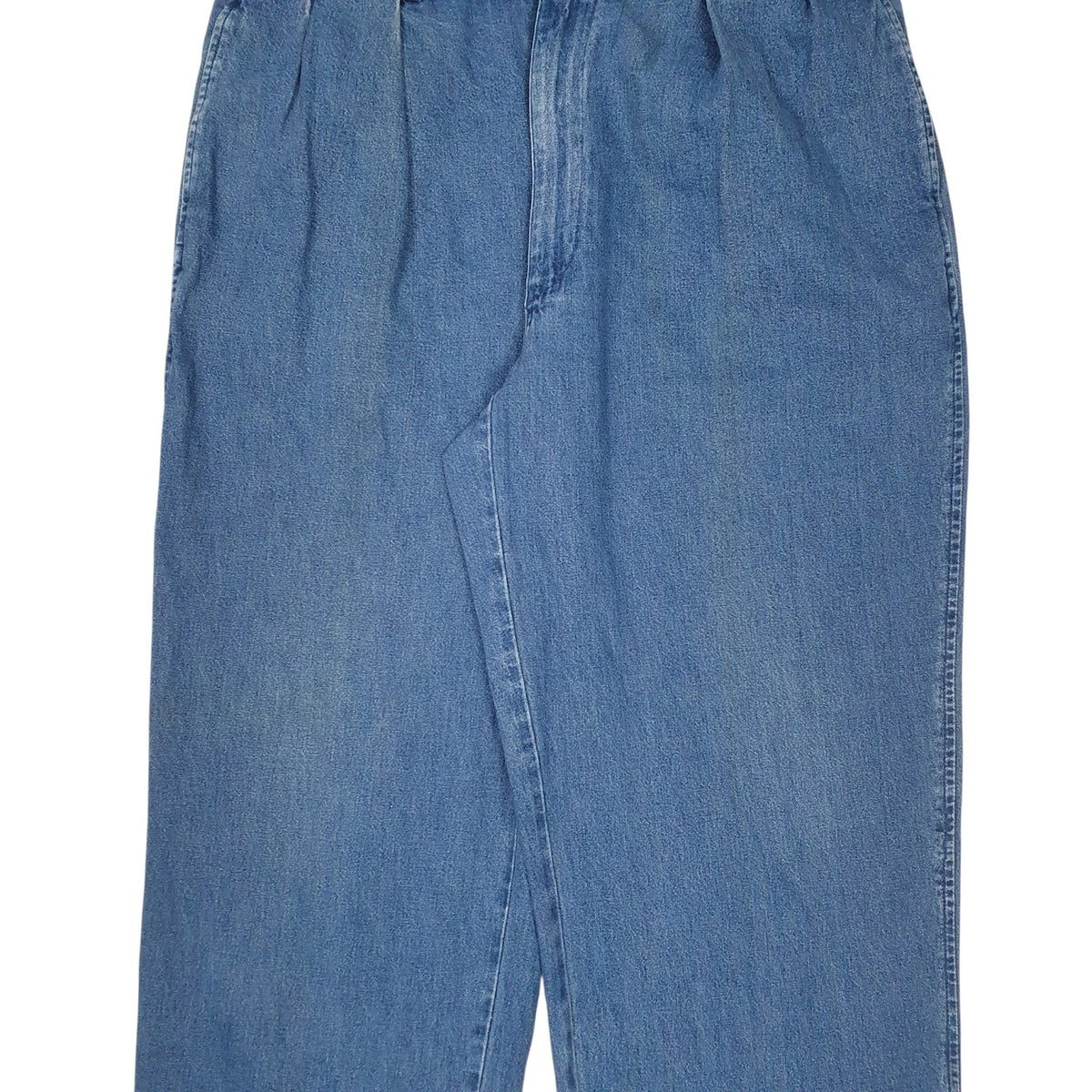 Mens Blue Polo Ralph Lauren Vintage 90s Made In USA Pleated  Jeans