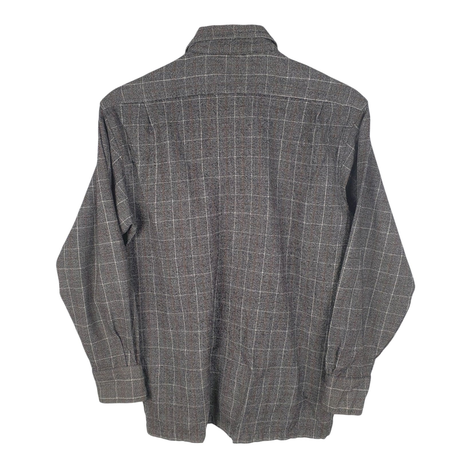 Mens Grey Glossy Flannel  Shirt