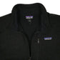 Mens Black Patagonia Better Sweater Quarter Zip Jumper