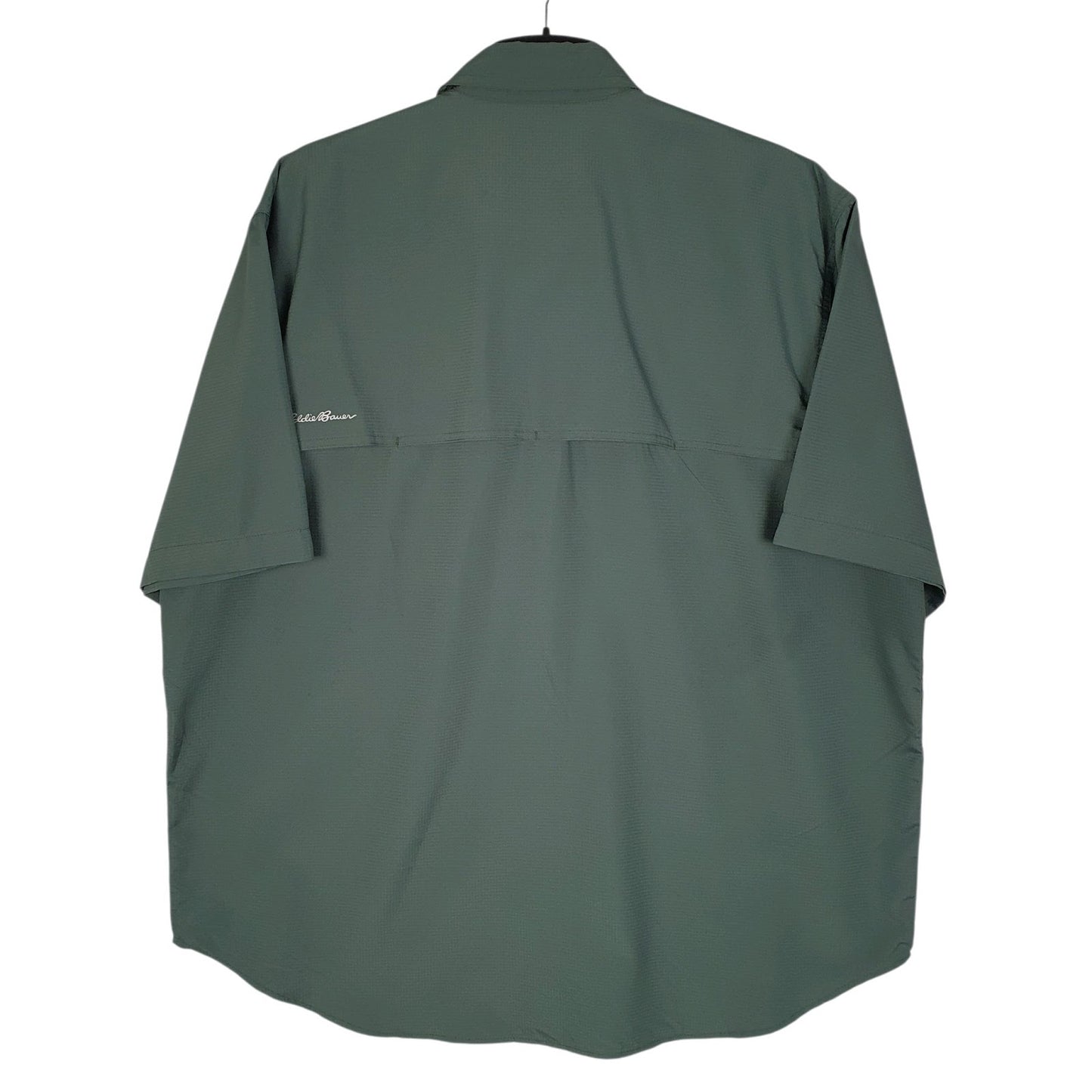 Mens Green Eddie Bauer Hiking  Shirt