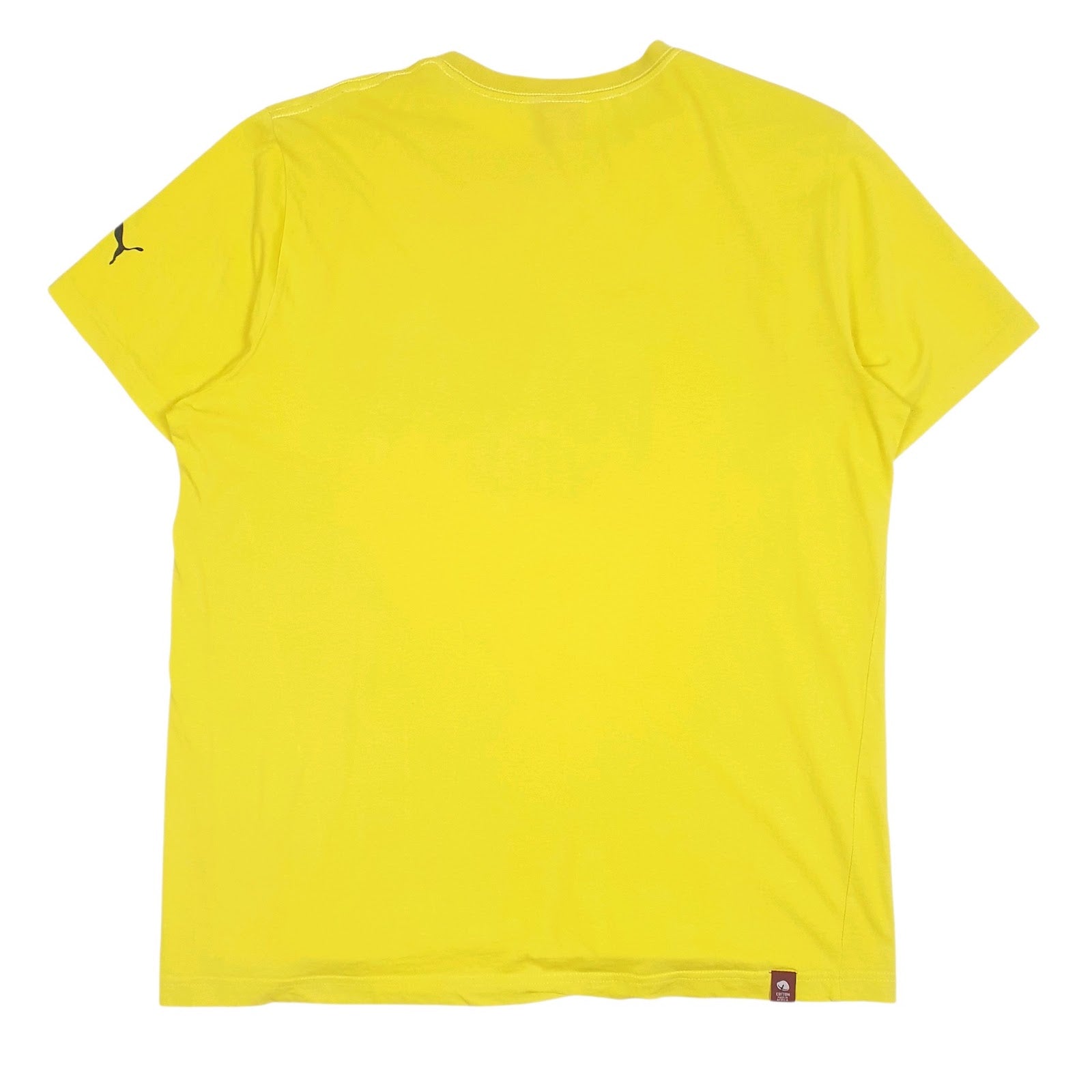 Mens Yellow Puma Borussia Dortmund Football  T Shirt