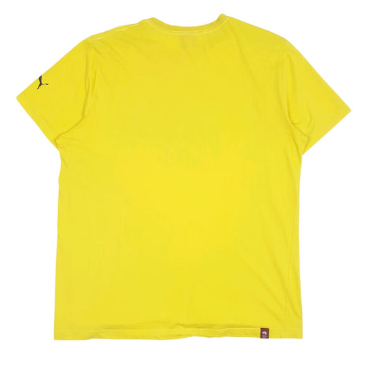 Mens Yellow Puma Borussia Dortmund Football  T Shirt