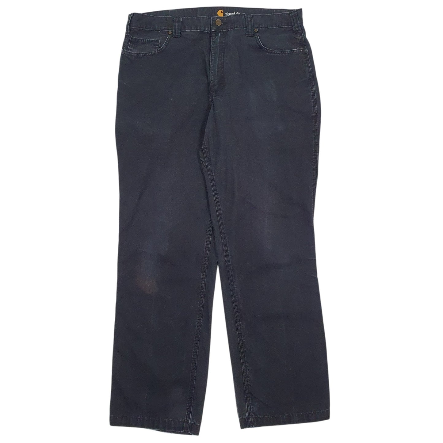 Mens Black Carhartt  Carpenter Trousers
