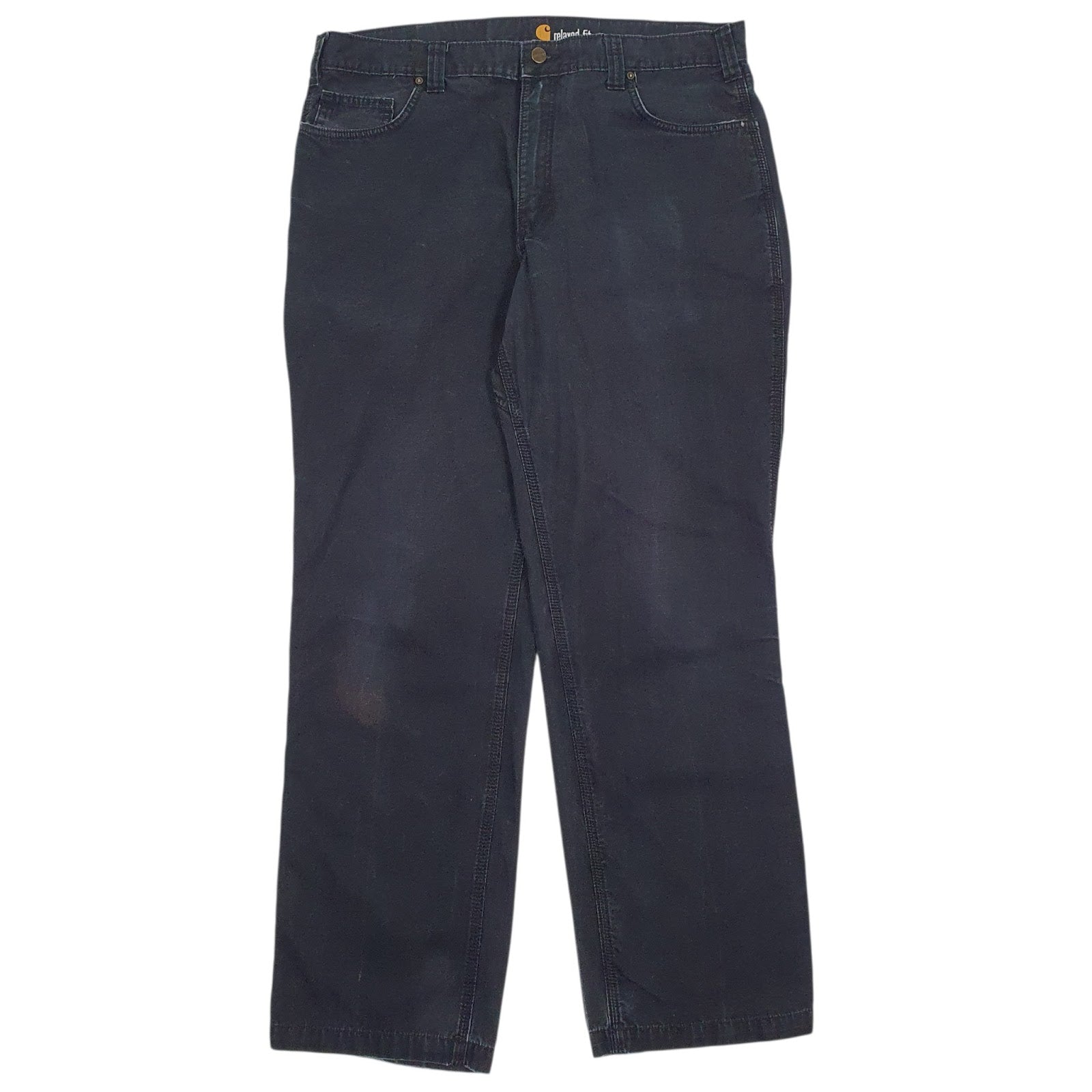 Mens Black Carhartt  Carpenter Trousers