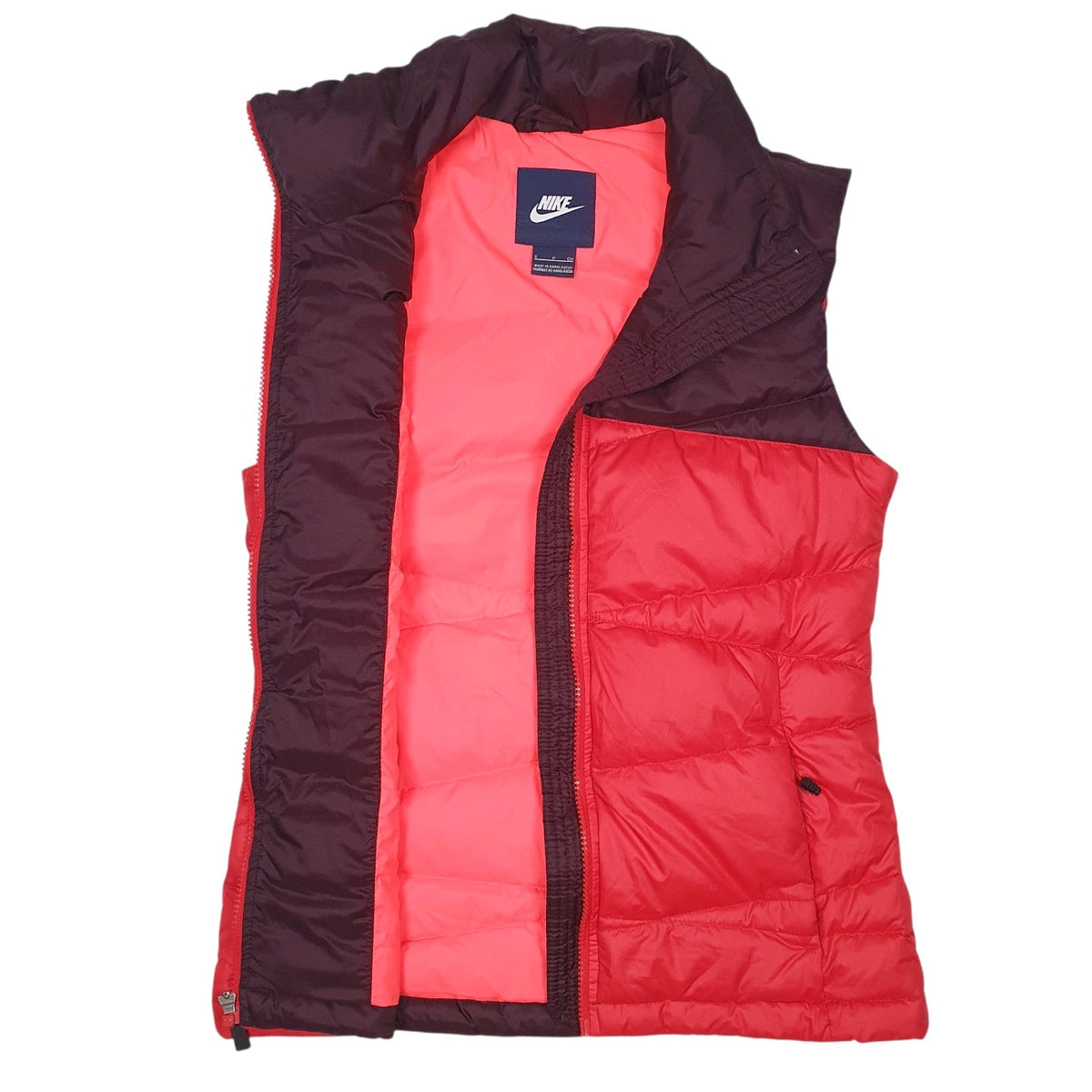 Mens Red Nike Puffer  Coat