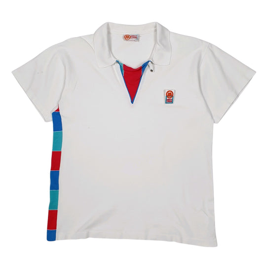 Mens White Enrico Coveri  Short Sleeve Polo Shirt