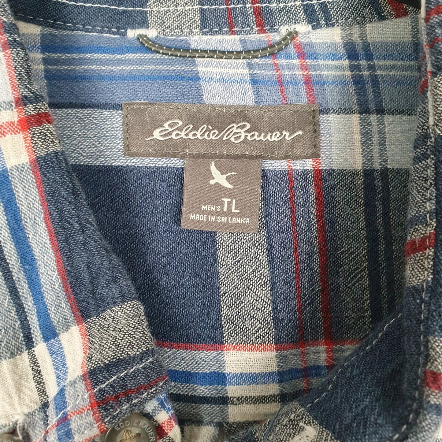 Mens Blue Eddie Bauer   Shirt