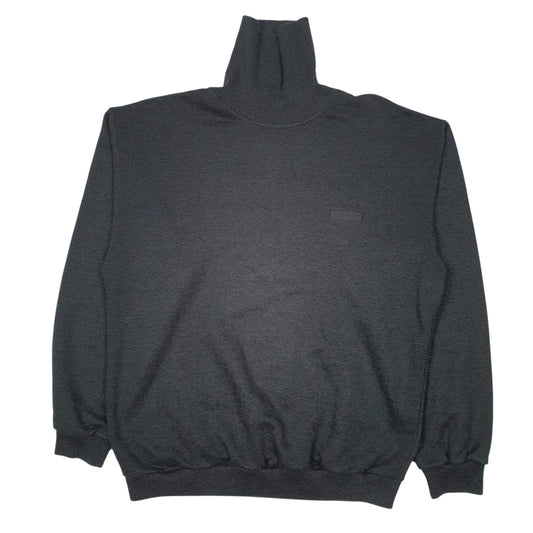 Mens Grey Wrangler  Turtle Neck Jumper