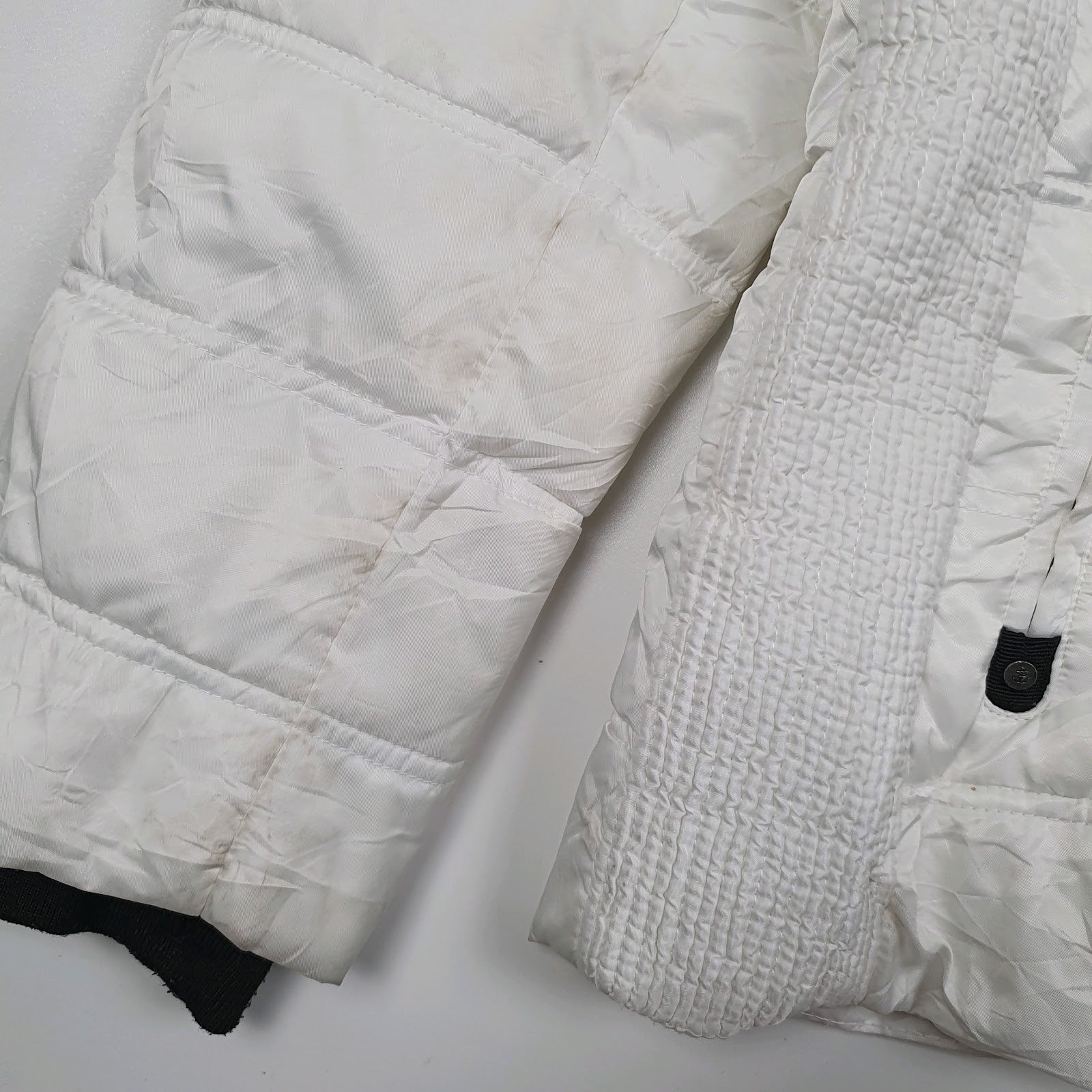 Womens White Nautica Parka  Coat