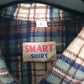 Mens Beige Smart Shirt Vintage Flannel  Shirt