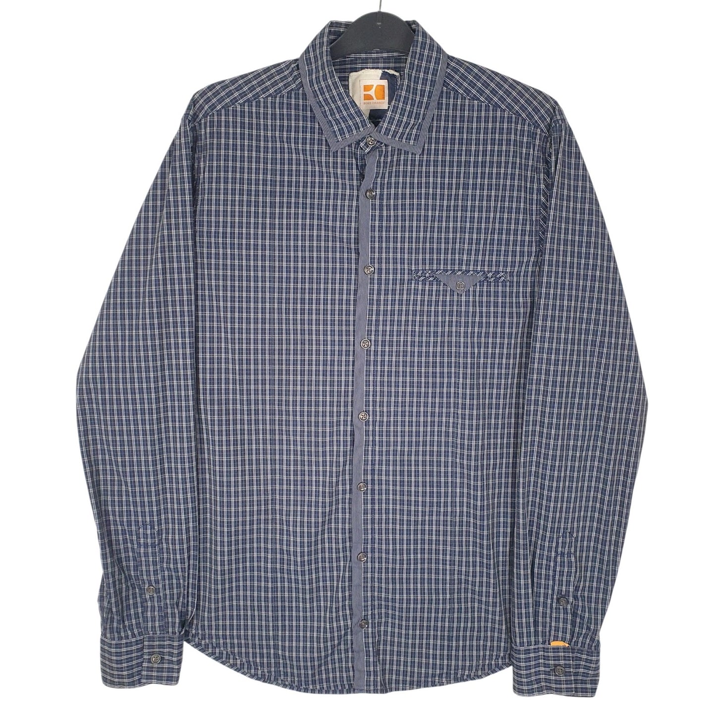 Mens Navy Hugo Boss  Long Sleeve Shirt