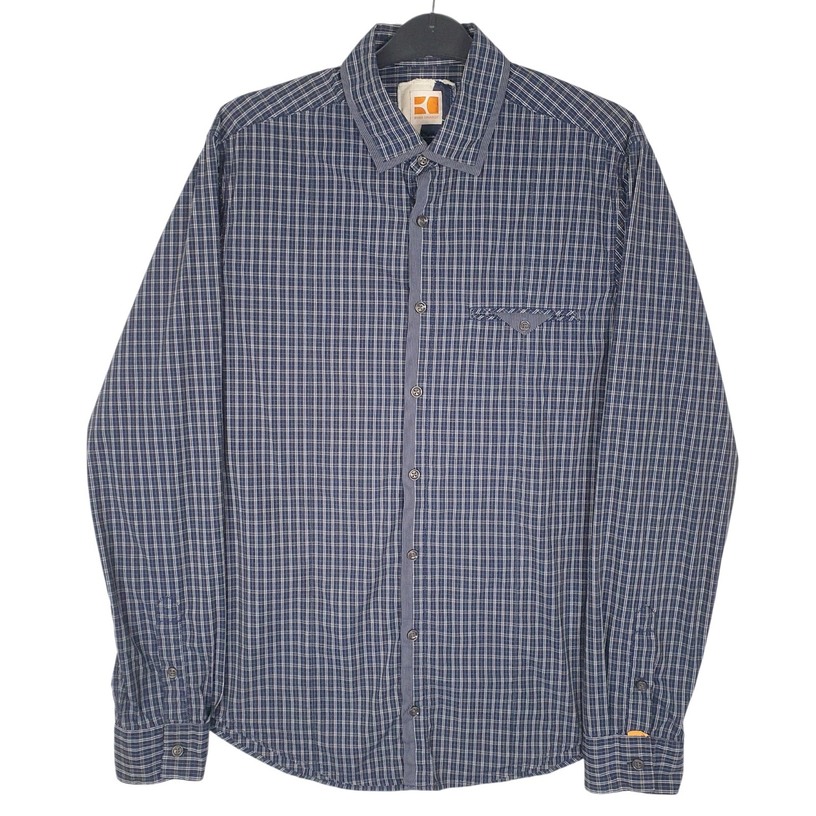 Mens Navy Hugo Boss  Long Sleeve Shirt