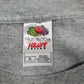 Mens Grey Fruit Of The Loom Michigan Lacrosse  T Shirt
