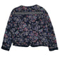 Womens Navy Monsoon Windbreaker Blazer  Coat